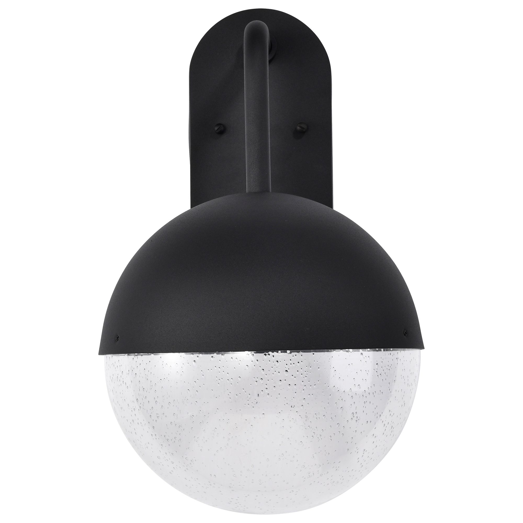Image 5 Atmosphere; 10W LED; Wall Lantern; Matte Black w Clear Seeded Glass more views