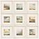 Atmosphere 16"W x 16"H Transitional Framed Art Set of 9