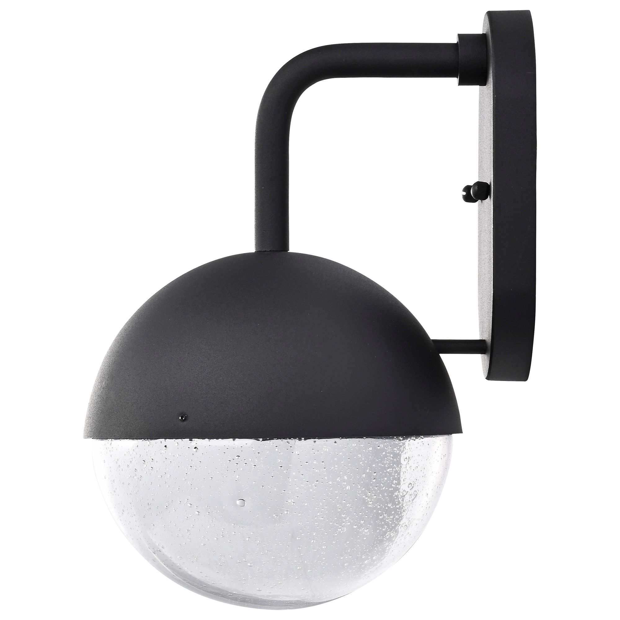 Image 5 Atmosphere; 6W LED; Wall Lantern; Matte Black w Clear Seeded Glass more views