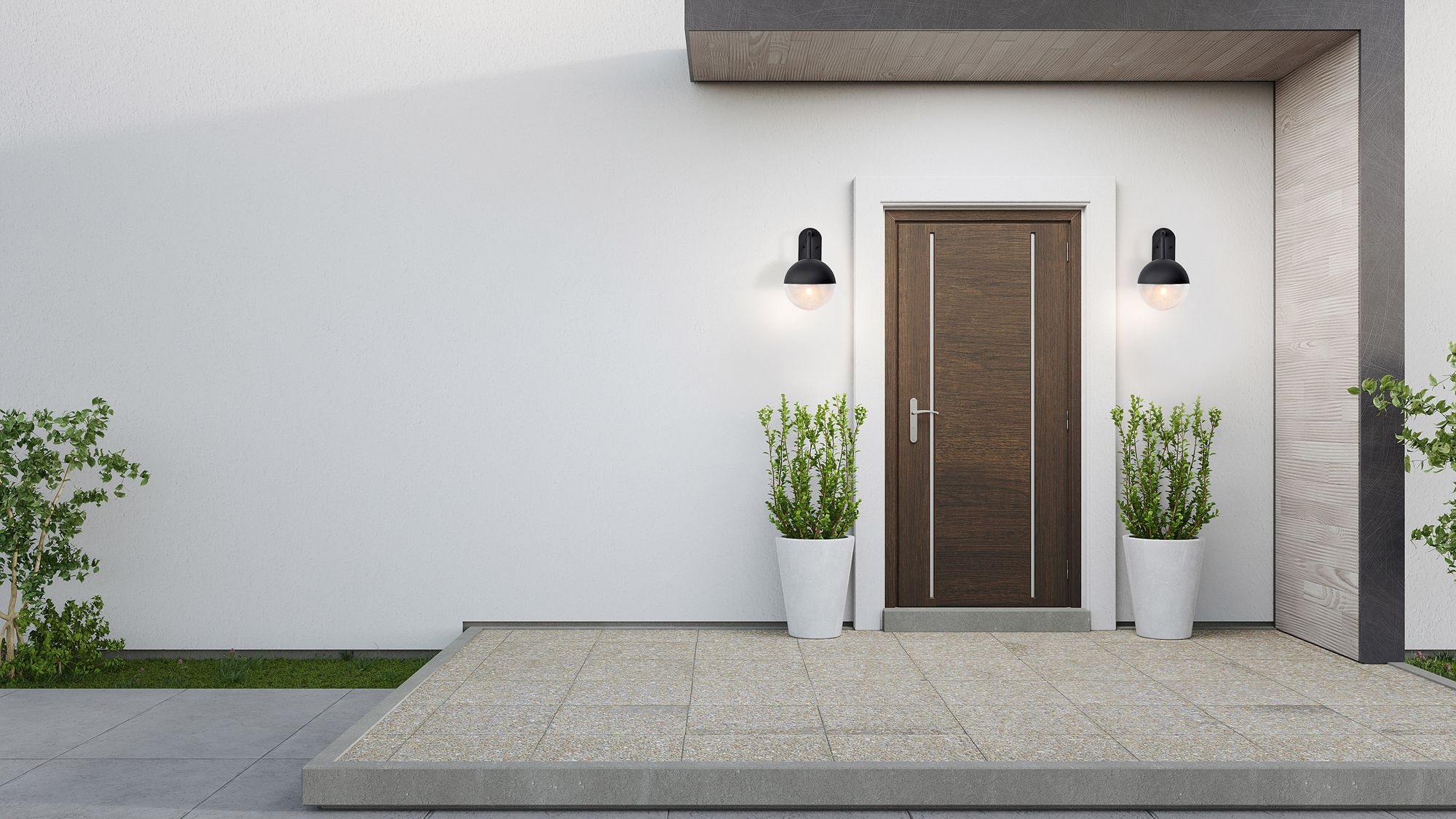 Image 6 Atmosphere; 6W LED; Wall Lantern; Matte Black w Clear Seeded Glass more views