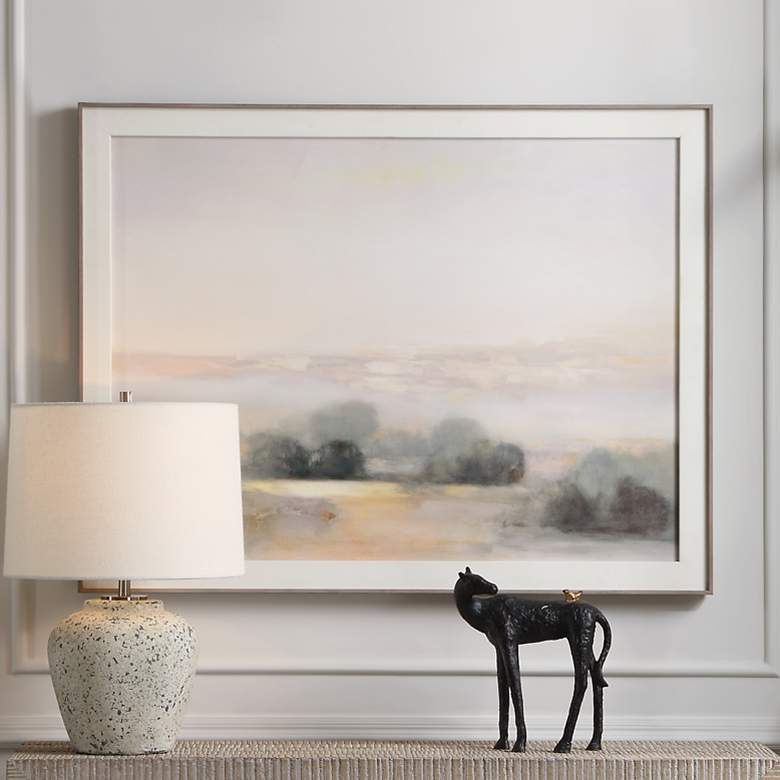 Image 1 Atmospheric Neutral 35" Wide Framed Printed Wall Art