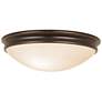 Atom 10 1/2" Wide Oil-Rubbed Bronze Round Ceiling Light
