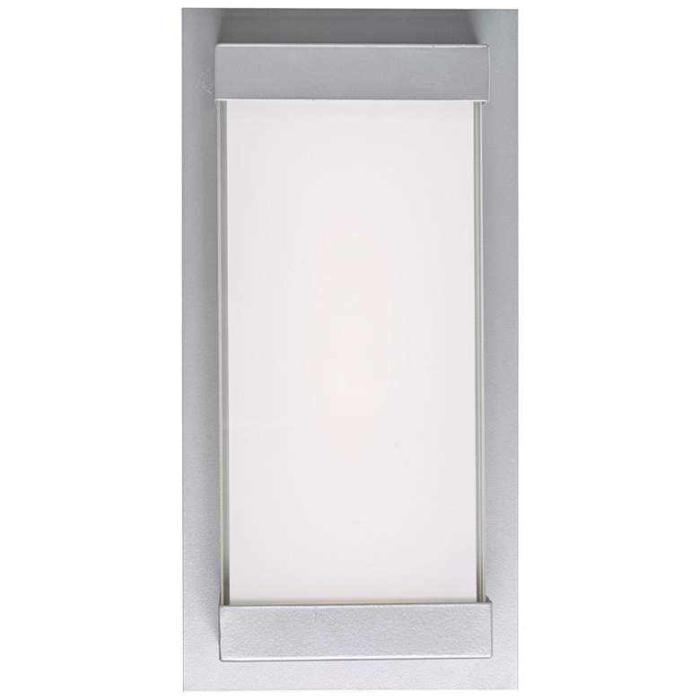 Image 2 Atom 12" High Silica Frosted Glass LED Outdoor Wall Light