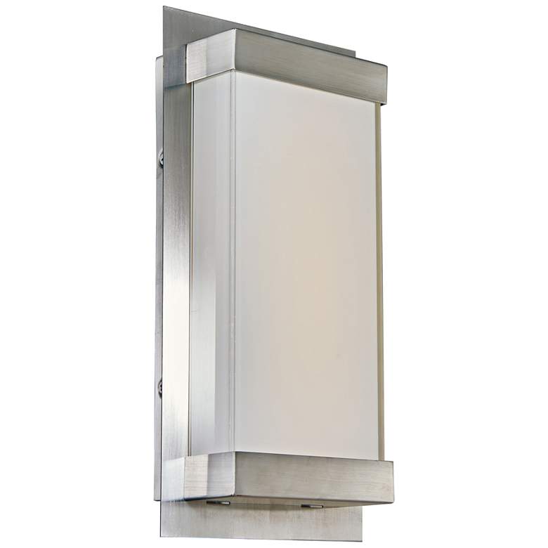 Image 1 Atom 12" High Stainless Steel LED Outdoor Modern Wall Light