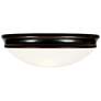 2_Atom - Flush Mount - E26 LED - Oil-Rubbed Bronze Finish - Opal Acrylic more views