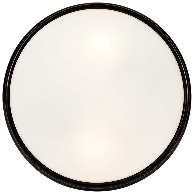 Image 3 Atom - Flush Mount - E26 LED - Oil-Rubbed Bronze Finish - Opal Acrylic more views