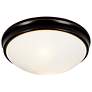 4_Atom - Flush Mount - E26 LED - Oil-Rubbed Bronze Finish - Opal Acrylic more views