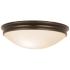 Atom - (l) Dimmable LED Flush Mount - Oil Rubbed Bronze - Opal