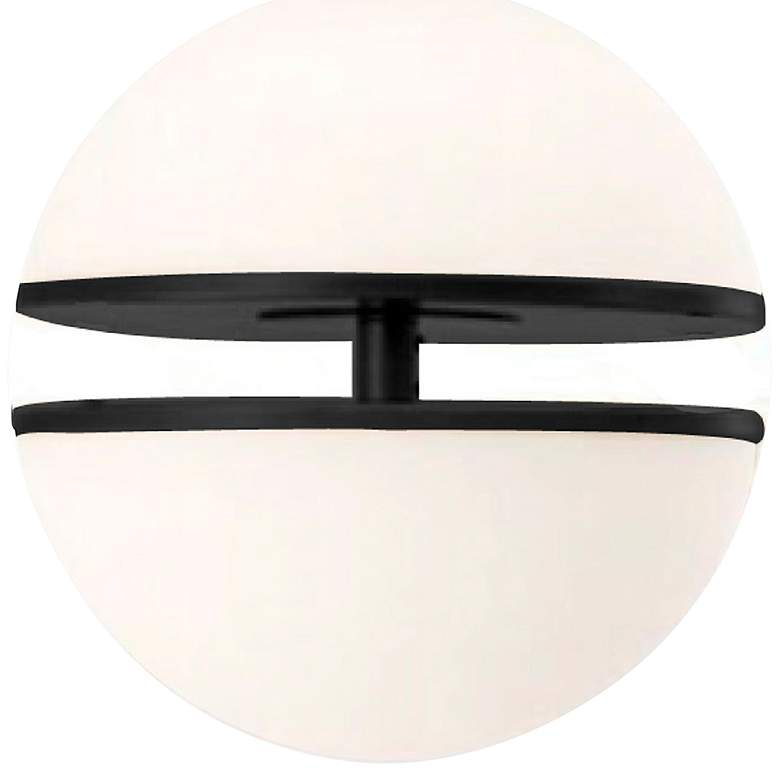 Image 3 Atomic 12" Wide Matte Black 30W Pendant more views