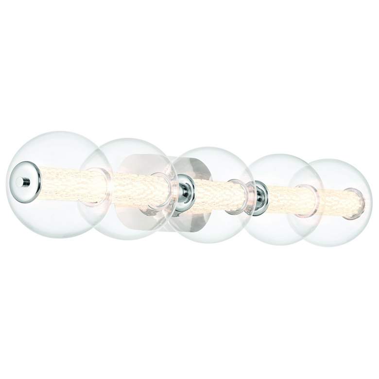 Image 1 Atomo 38" LED Vanity Chrome With Clear Glass