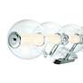 3_Atomo 38" LED Vanity Chrome With Clear Glass more views