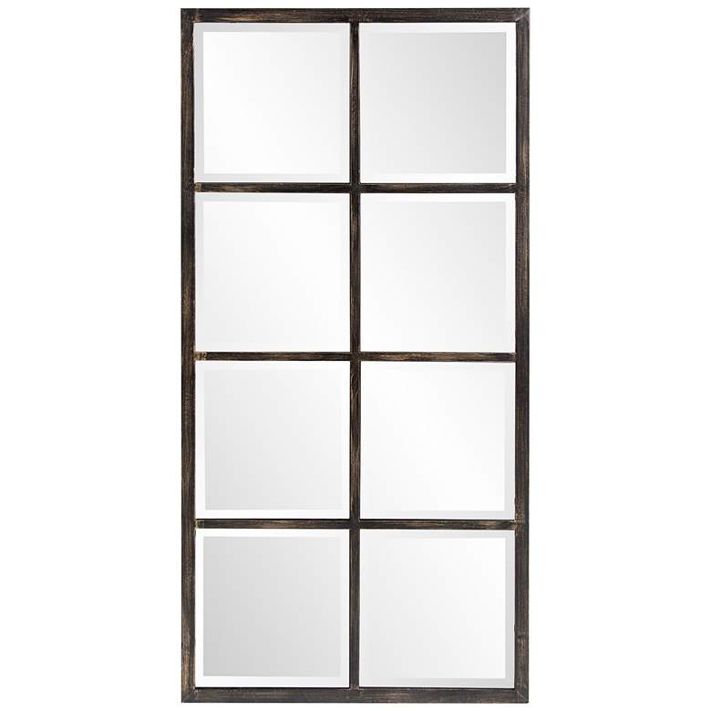 Image 2 Atrium Oil-Rubbed Bronze 24 inch x 48 inch Windowpane Wall Mirror