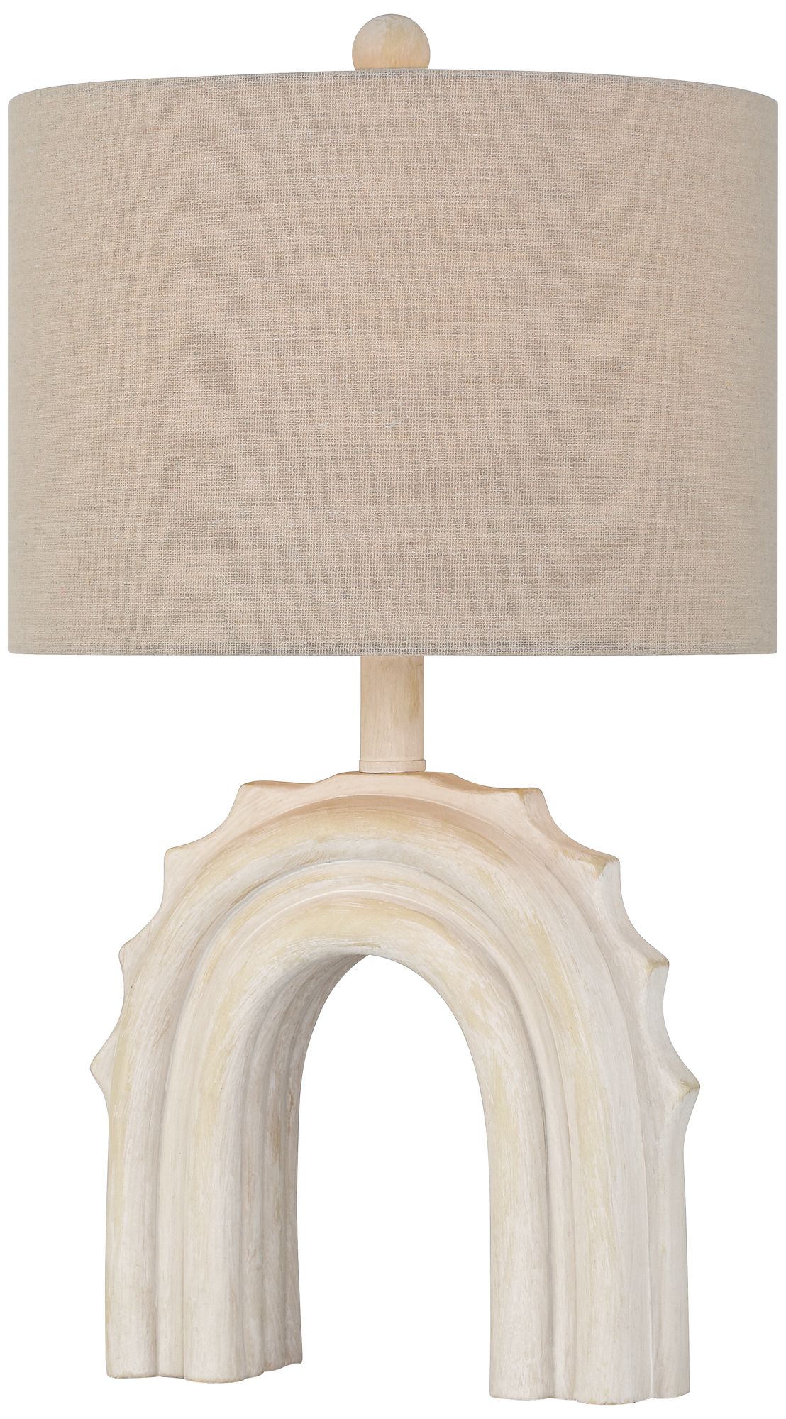 Attica 20 1/2" High Ivory Coastal Arch Accent Table Lamp Set of 2 in scene