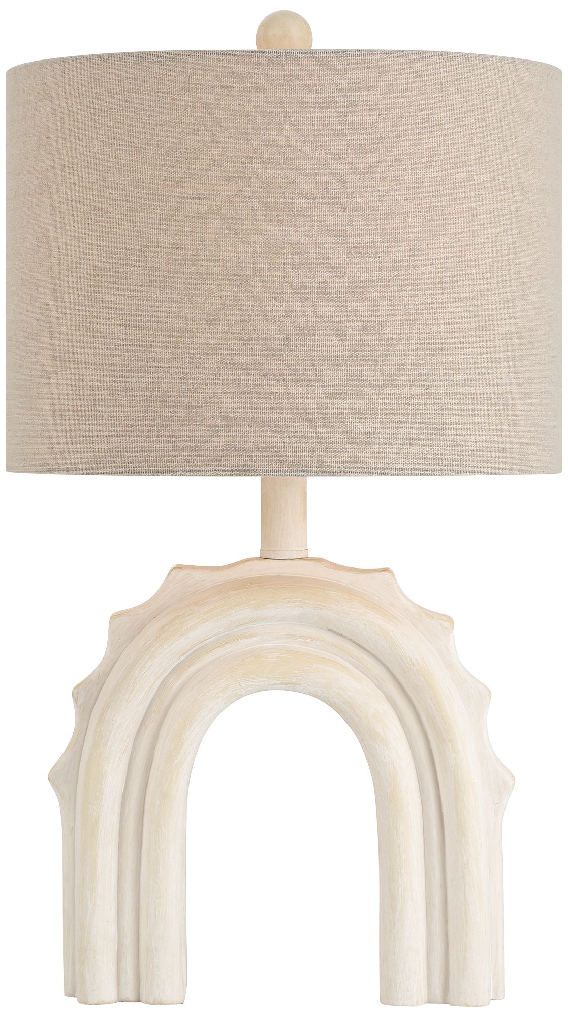 Image 2 Attica 20 1/2" High Ivory Coastal Arch Accent Table Lamp
