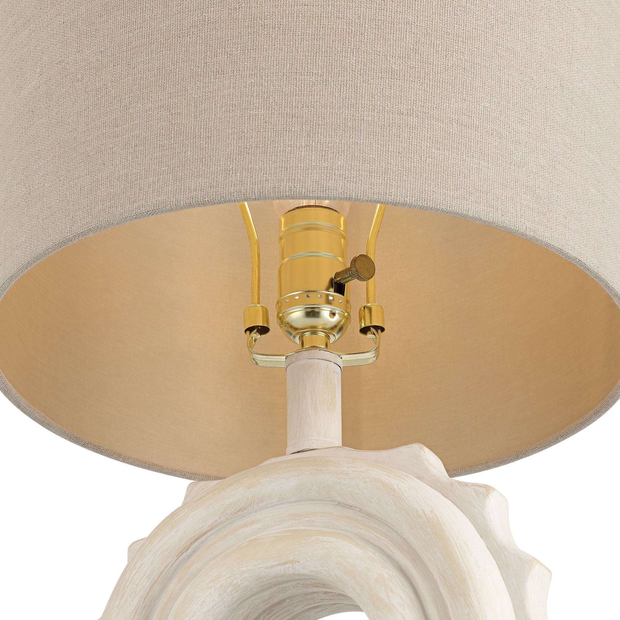 Image 4 Attica 20 1/2" High Ivory Coastal Arch Accent Table Lamp more views