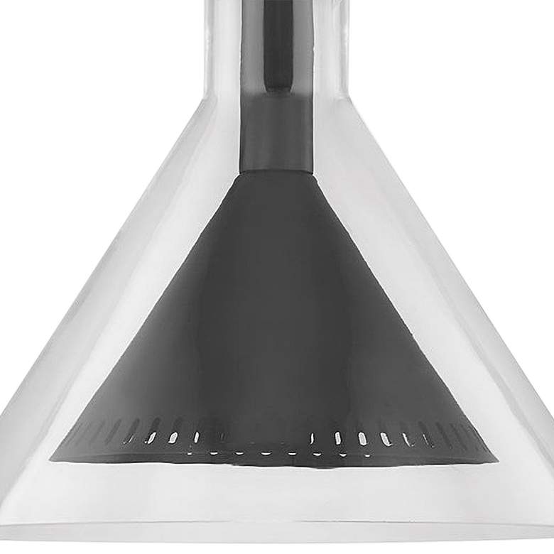 Image 2 Atticus 14" Wide Satin Black Metal Pendant Light more views