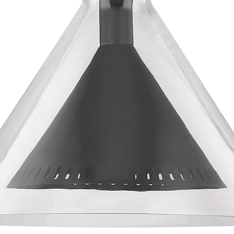 Image 2 Atticus 20 inch Wide Satin Black Metal Pendant Light more views