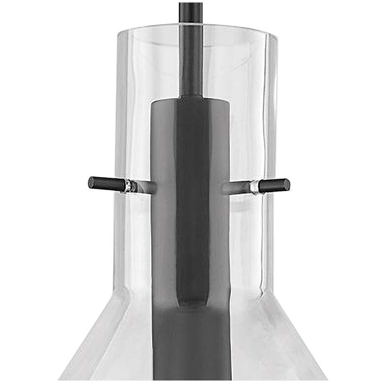 Image 3 Atticus 20" Wide Satin Black Metal Pendant Light more views