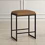1_Atticus 25 3/4" Brown and Black Counter Stool