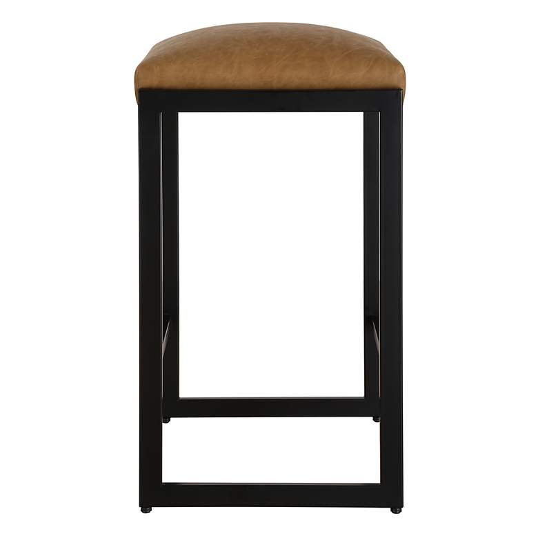 Image 5 Atticus 25 3/4" Brown and Black Counter Stool more views