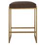 2_Atticus 25 3/4" High Brown and Gold Counter Stool
