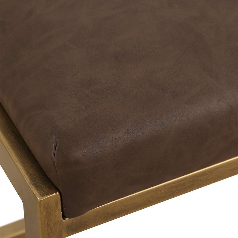 Image 5 Atticus 25 3/4" High Brown and Gold Counter Stool more views