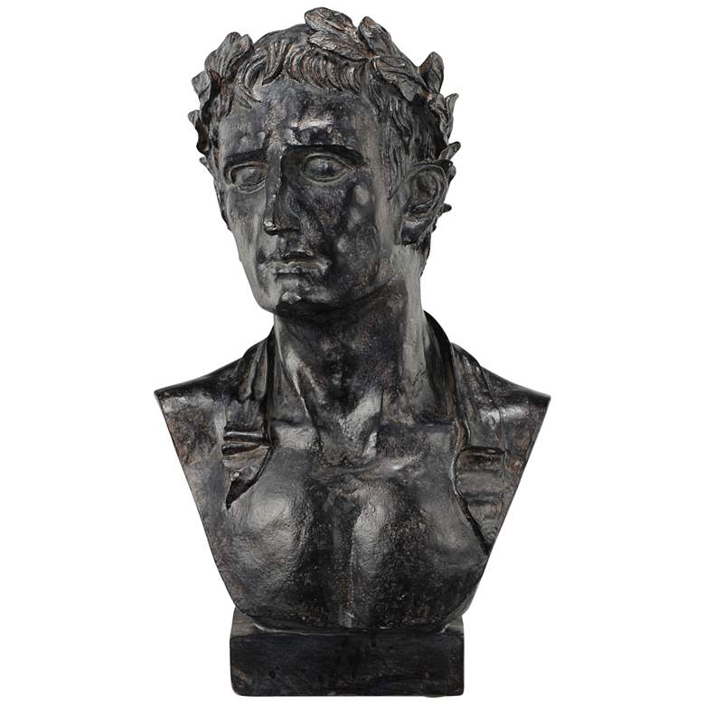 Image 1 Atticus Black 11" High Bust Statue