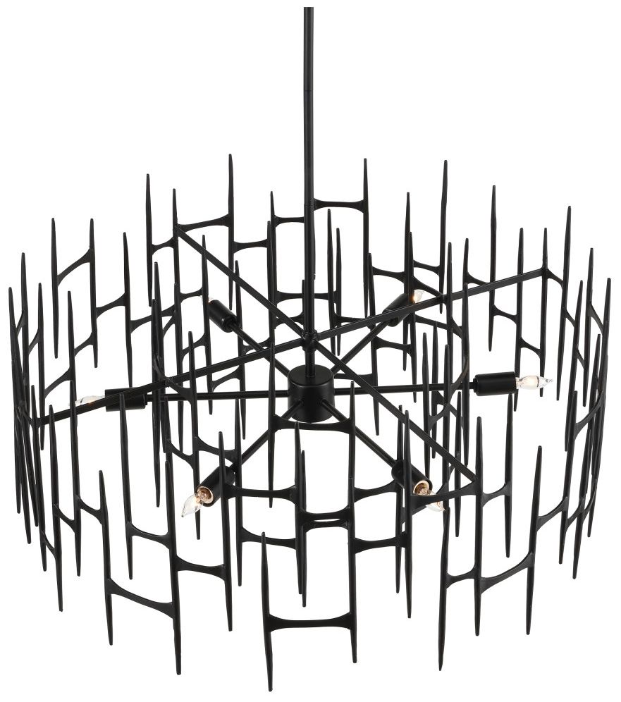 Thumbnail2 of Attingham Black Chandelier more views