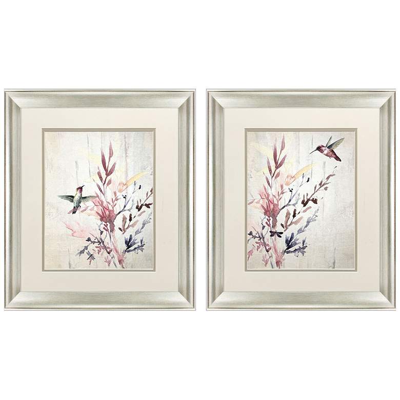 Image 1 Attraction 19"W x 22"H Framed Art Set of 2