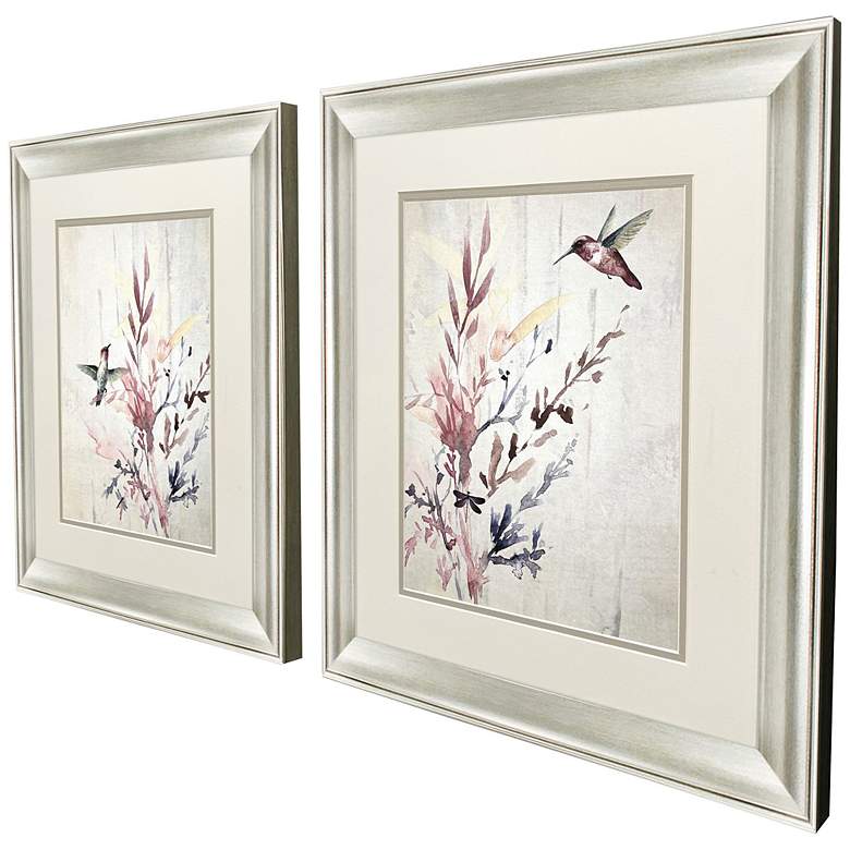 Image 2 Attraction 19"W x 22"H Framed Art Set of 2 more views