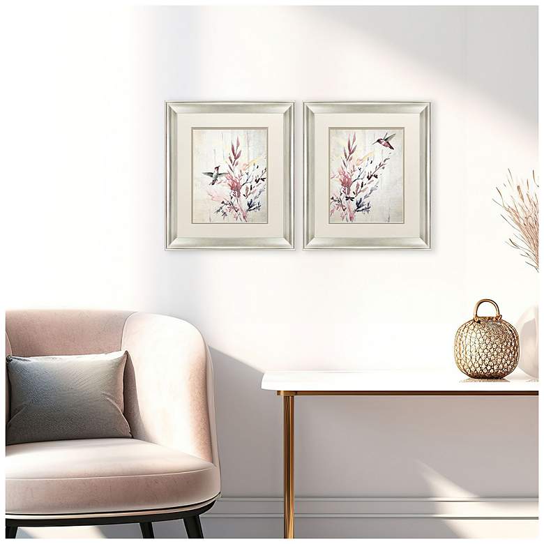 Image 4 Attraction 19"W x 22"H Framed Art Set of 2 more views