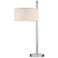 Attwood Polished Nickel Table Lamp