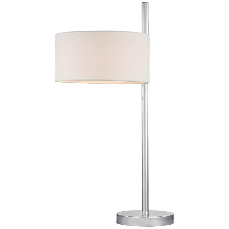 Image 1 Attwood Polished Nickel Table Lamp