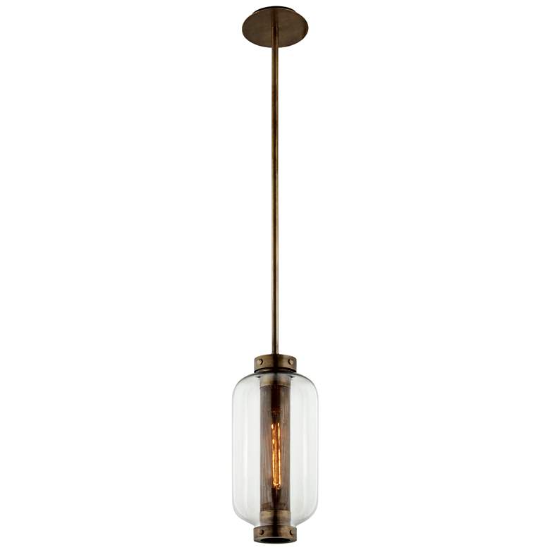 Image 2 Atwater 19 1/2" High Vintage Brass Outdoor Hanging Light