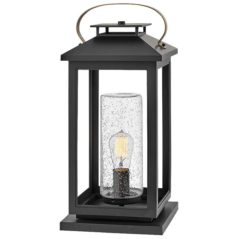 Image 1 Atwater 21 1/2" High Black Outdoor Post Light