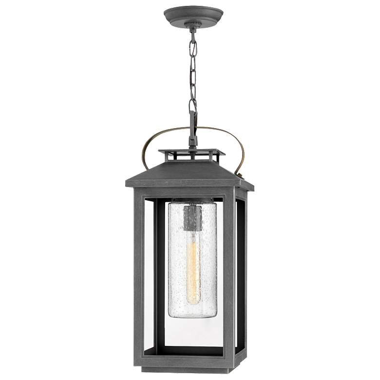 Image 1 Atwater 21 1/2 inch High Gray 5 Watts Outdoor Hanging Light