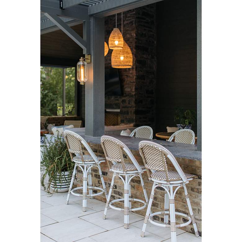 Image 3 Atwater 23 1/4" High Patina Brass Wall Sconce more views