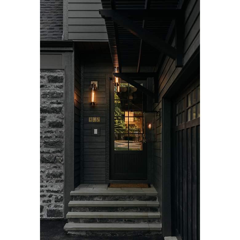 Image 4 Atwater 23 1/4" High Patina Brass Wall Sconce more views