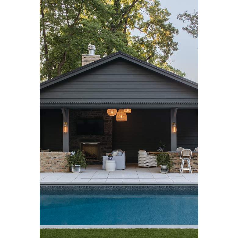 Image 6 Atwater 23 1/4" High Patina Brass Wall Sconce more views