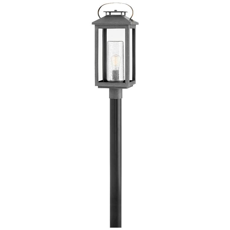 Image 1 Atwater 23"H Gray 3W Outdoor Post Light by Hinkley Lighting