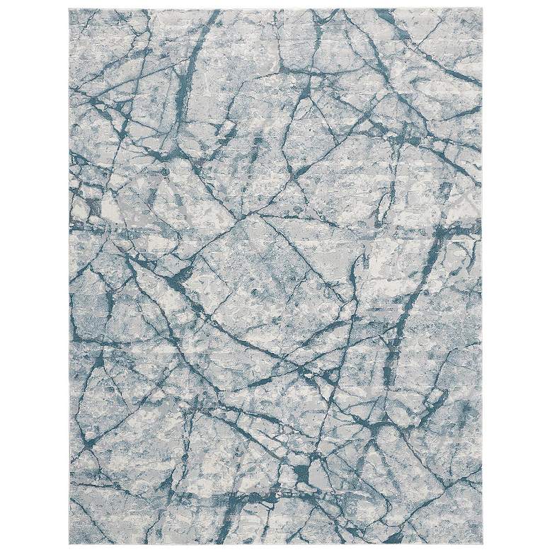 Image 1 Atwell Abstract Indoor Blue Area Rug 3282F 5'-3" x 7'-6"