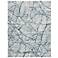 Atwell Abstract Indoor Blue Area Rug 3282F 5'-3" x 7'-6"