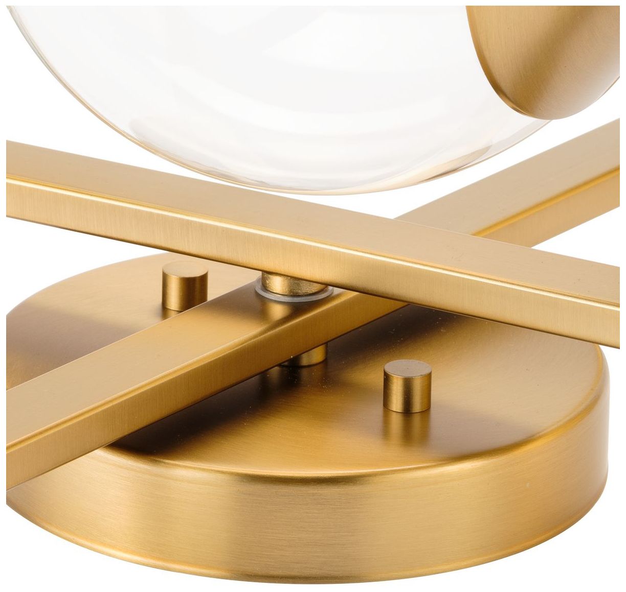 Image 7 Atwell Collection 10" One-Light Clear Glass Semi-Flush Mount Light more views
