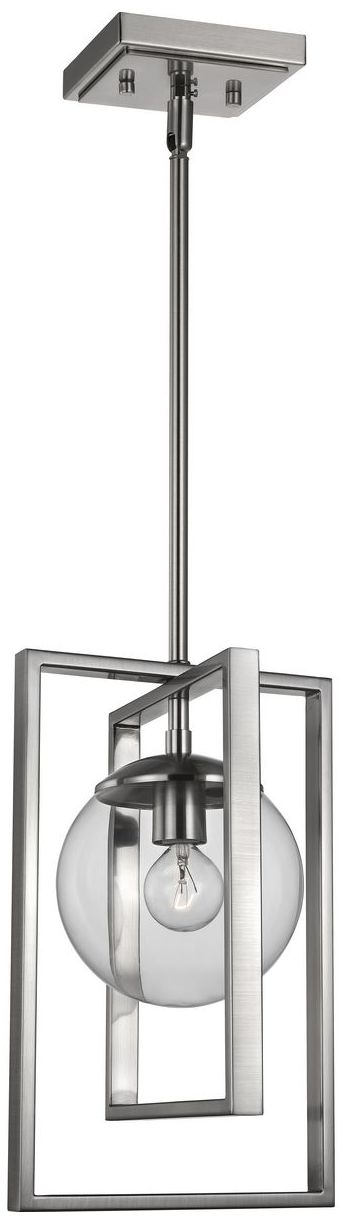Image 3 Atwell Collection One-Light Clear Glass Pendant Light more views