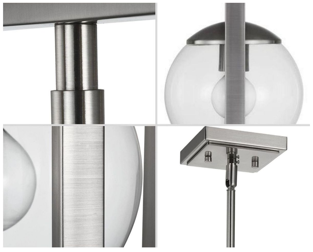Atwell Collection One-Light Clear Glass Pendant Light