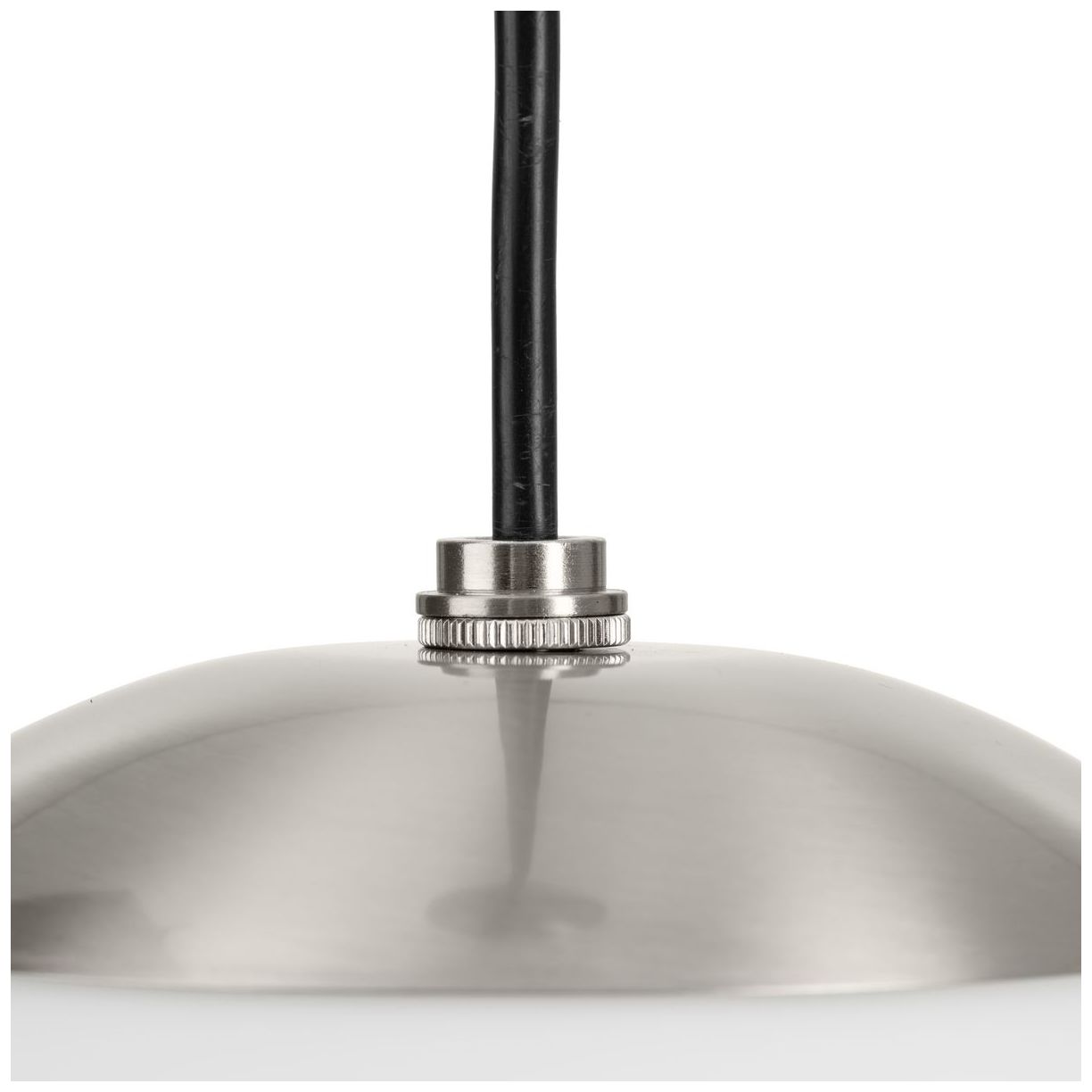 Atwell Collection Opal Glass Globe Large Hanging Pendant Light
