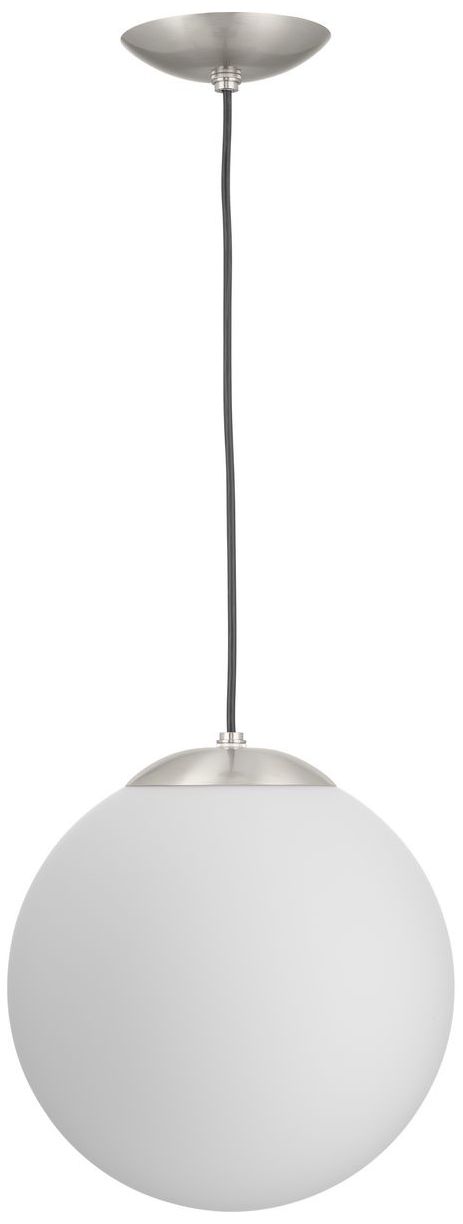 Image 3 Atwell Collection Opal Glass Globe Large Hanging Pendant Light more views