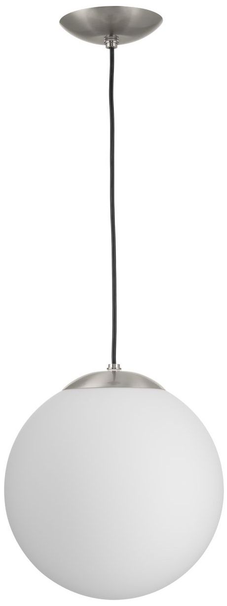 Image 6 Atwell Collection Opal Glass Globe Large Hanging Pendant Light more views