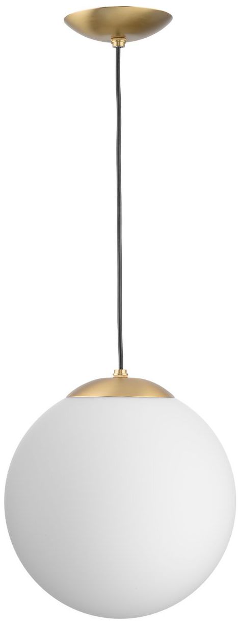 Image 3 Atwell Collection Opal Glass Globe Large Hanging Pendant Light more views
