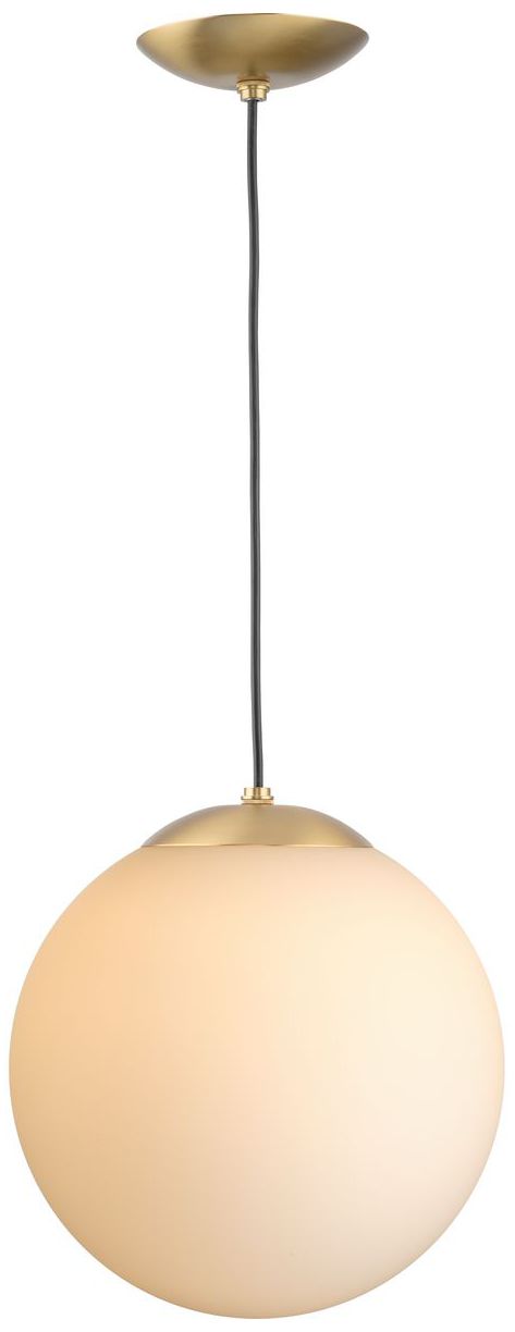 Image 5 Atwell Collection Opal Glass Globe Large Hanging Pendant Light more views
